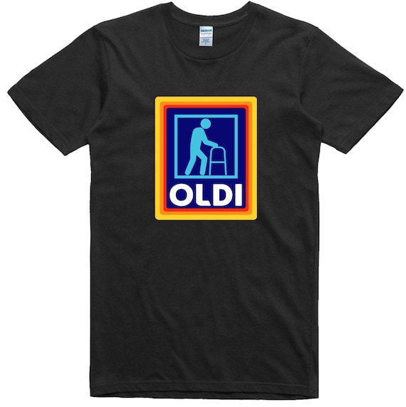 Fathers Day Gift Mens Funny T-Shirt Oldi Parody Gift For Dad Regular Fit