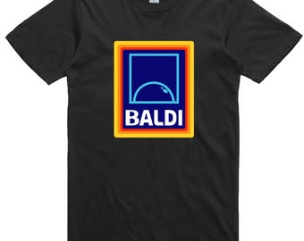 Mens Funny T-Shirt Baldi Parody Gift For Dad Regular Fit 100% Cotton Tee