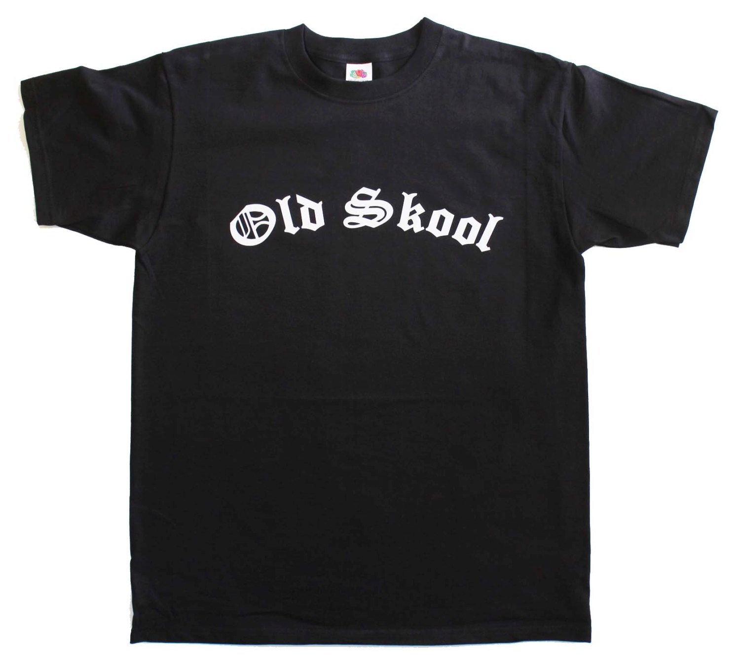 Image of Old Skool/School Retro Style Mens Loose Fit Cotton T-Shirt