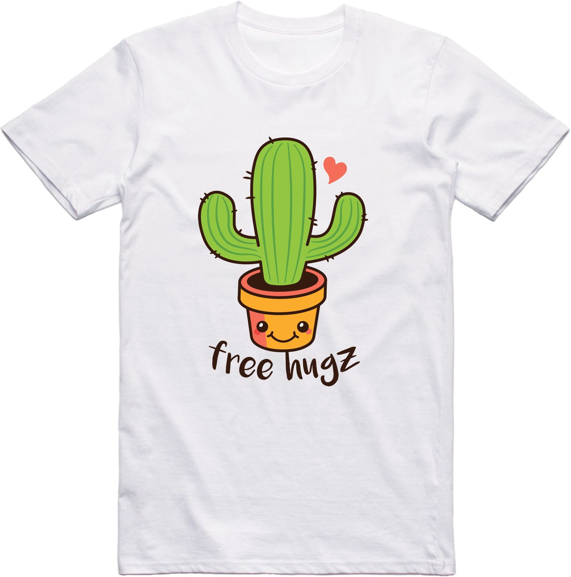 Image of Mens Funny T-Shirt Free Hugs Regular Fit 100% Cotton Tee