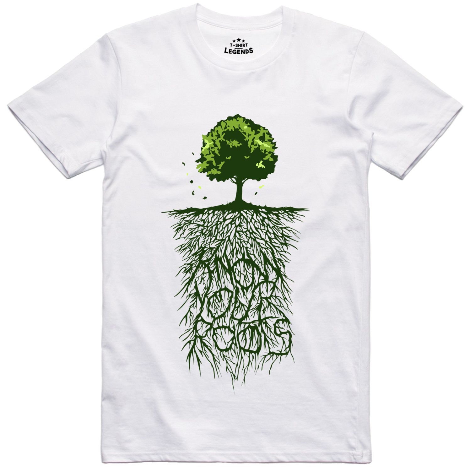 Image of Know Your Roots Regular Fit Cotton 100% Ring Spun Pre Shrunk T Shirt