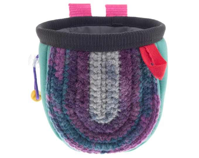 Rock Climbing Training Equipment Chalk Bag for Kids, Bouldering Bucket Chalk Pouch Kids. S Size