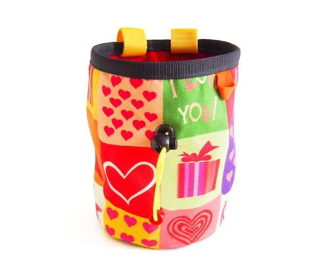 Chalk Bucket for Bouldering. Large Chalk Bag XL, Chalk Bucket for Climbing. Cool Big Rock Climbing Bag