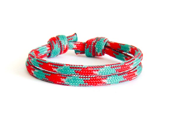 Surferarmband Armband Gummiarmband orange blau grün Herren Damenarmband Surfer