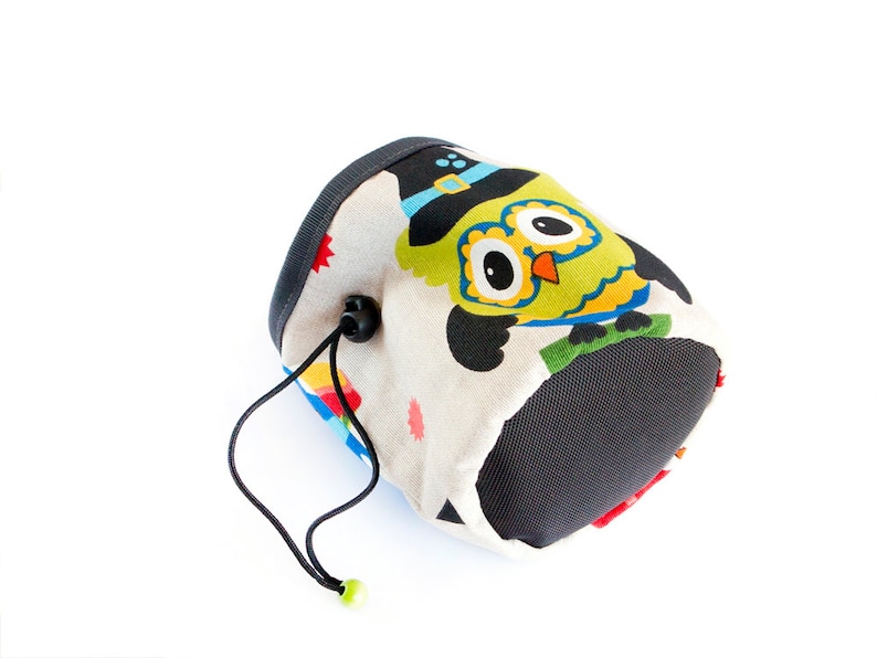 Chalk Pod for Rock Climbing Rock Climbing Gifts L Size Climbers Bag Gift for Climbers Owl Chalk Bag Climbing Chalk Bag Bouldering