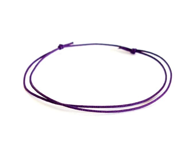 String Bracelet For Men, String Bracelet Women. Adjustable Sliding Knot Bracelet For Guys. Make Your Kit (Set). 0.8 mm