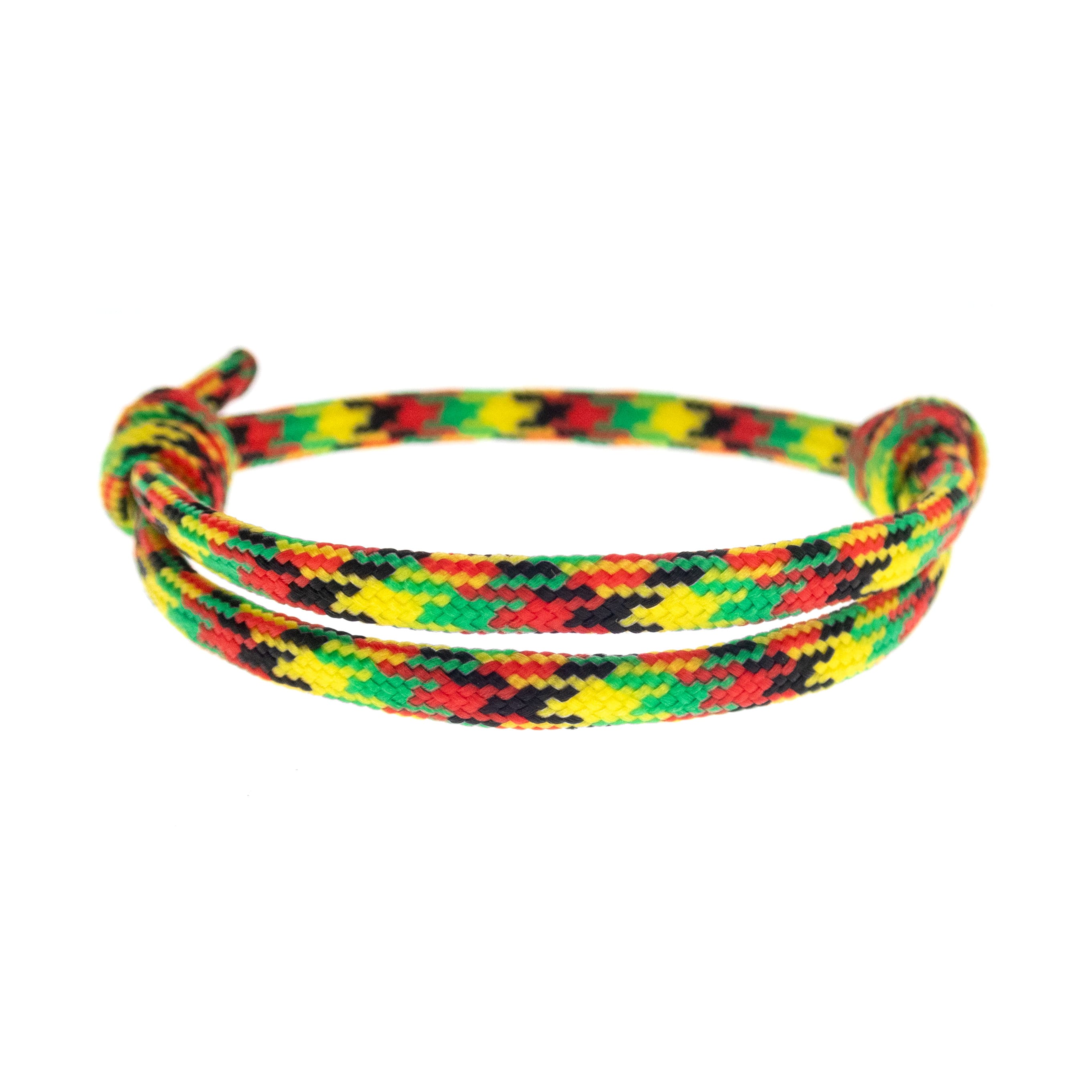 Reggae Friendship Bracelet String with Adjustable Knot. Women's & Men's  Jamaica Rope Bracelet. Jamaican Rasta Bracelet for Girl, Guy. 4mm
