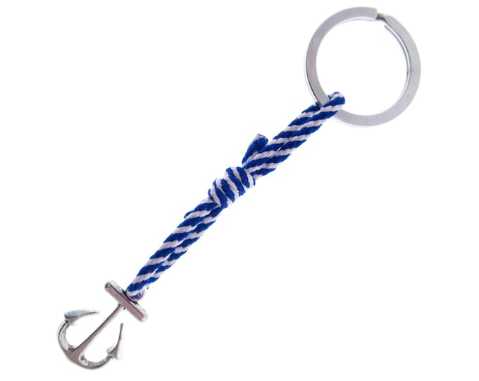 Boyfriend Keychain, Girlfriend Fishing Key Chain. Anchor Surfer Men Key Ring Gift