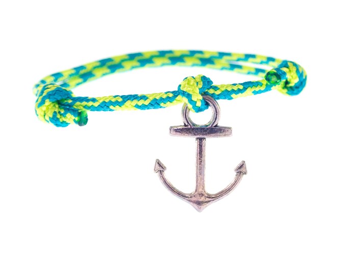 Sailing Bracelet, Womens Mens Boat Rope Sailor Knot Bracelet, Sailboat Beach Surfer Nautical Cord Bracelet. 2 mm