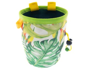 Gifts for Rock Climbers Chalk Bag, Rock Climbing Presents for Rock Climbers Ideas Chalk Bucket, L Size