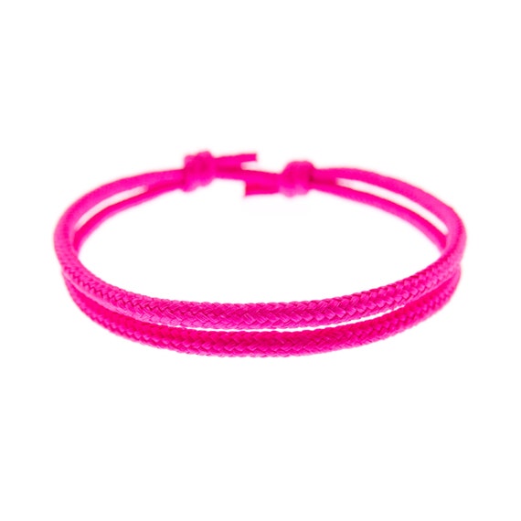 Adjustable online friendship bracelet