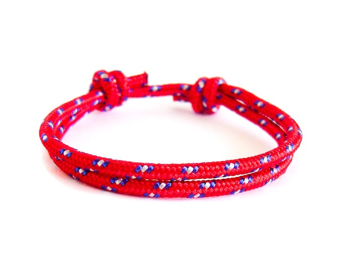 Love You. Love Red String Bracelet. Love You To The Moon And Back Bracelet - Love Gift For Men, For Husband, For Him And Her. 3 mm