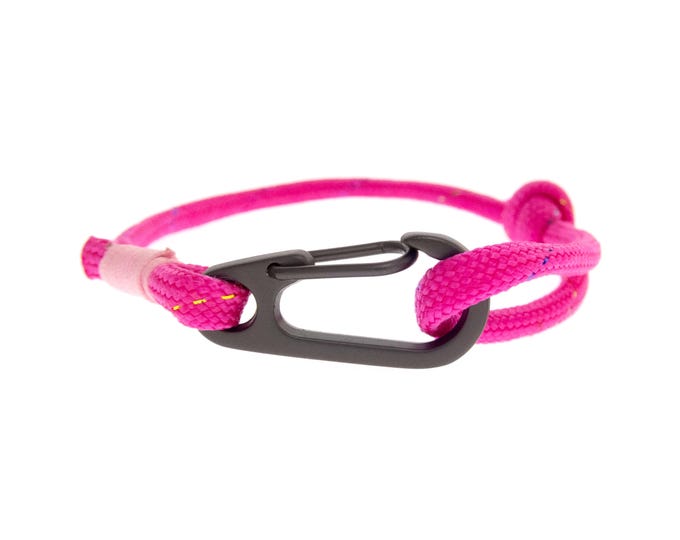 Rock Climbing Gifts for Her / Him. Adjustable Bracelet for Rock Climber. Luxury Rope Bracelet for Women, Youth. Travel Long Distance Jewelry