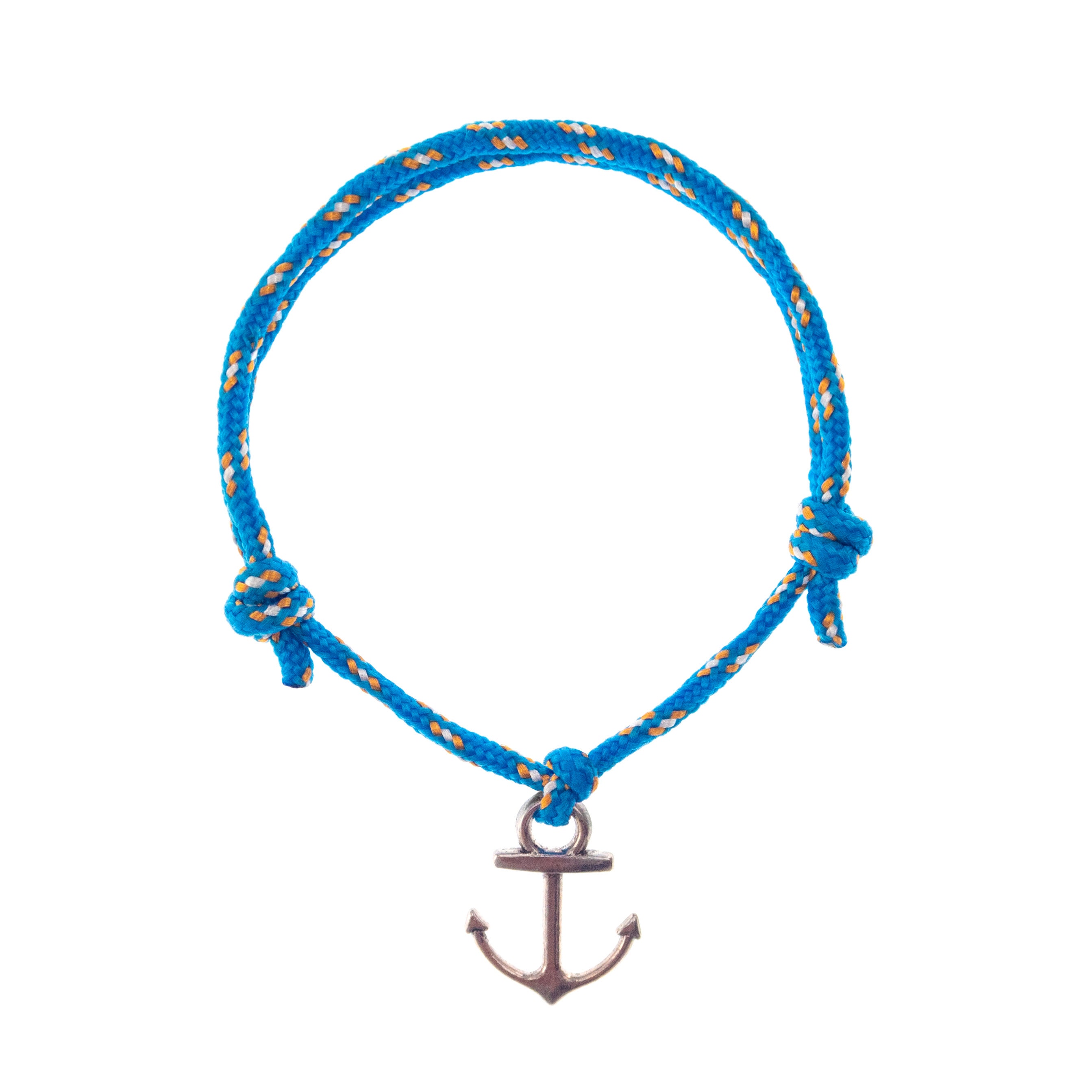 Men's Personalised Anchor Charm Bracelet | Posh Totty Designs