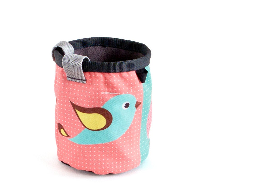 Cool Chalk Bag, Cute Chalk Bag, Chalk Bucket Powder Bag. Handmade Chalk