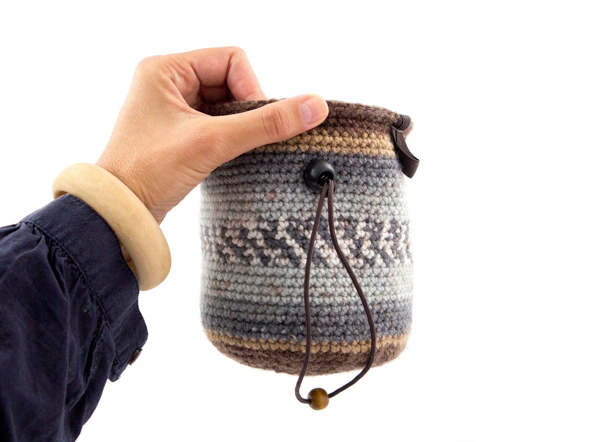 Handmade Rock Climbing Chalk Bag M Size