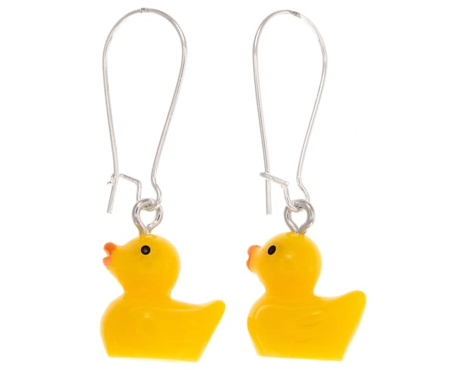 Programming Women Rubber Duck Debugging Earrings. Cool Yellow Duck Earrings Dangle: Adults, Young Woman, Children. Rubber Duck Programming