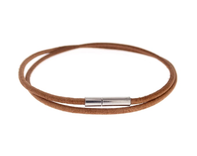 Leather Bracelet Wrap. Mens Casual Leather Bracelet. Adjustable Designer Double Bracelet with Clasp. Jewelry Gift for Ladies, Man, Guys