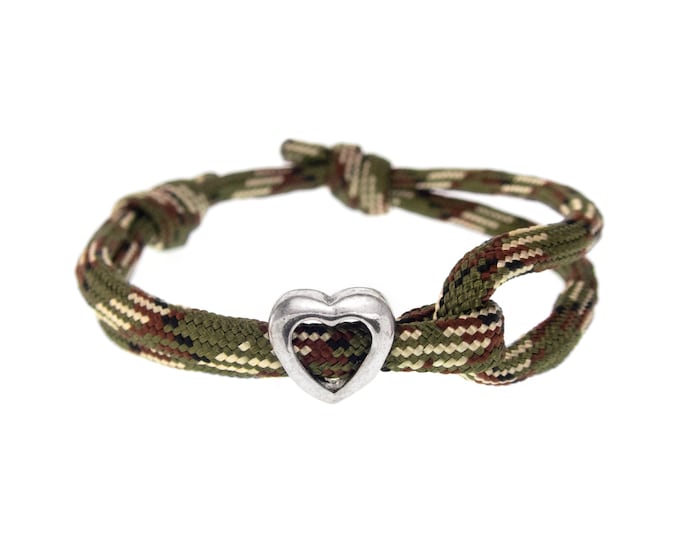 Special Bracelet for Boyfriend or Girlfriend. Cute Romantic Husband Bracelet. Good Luck Love Gift for Birthday. Friend Heart Bracelet, Funny