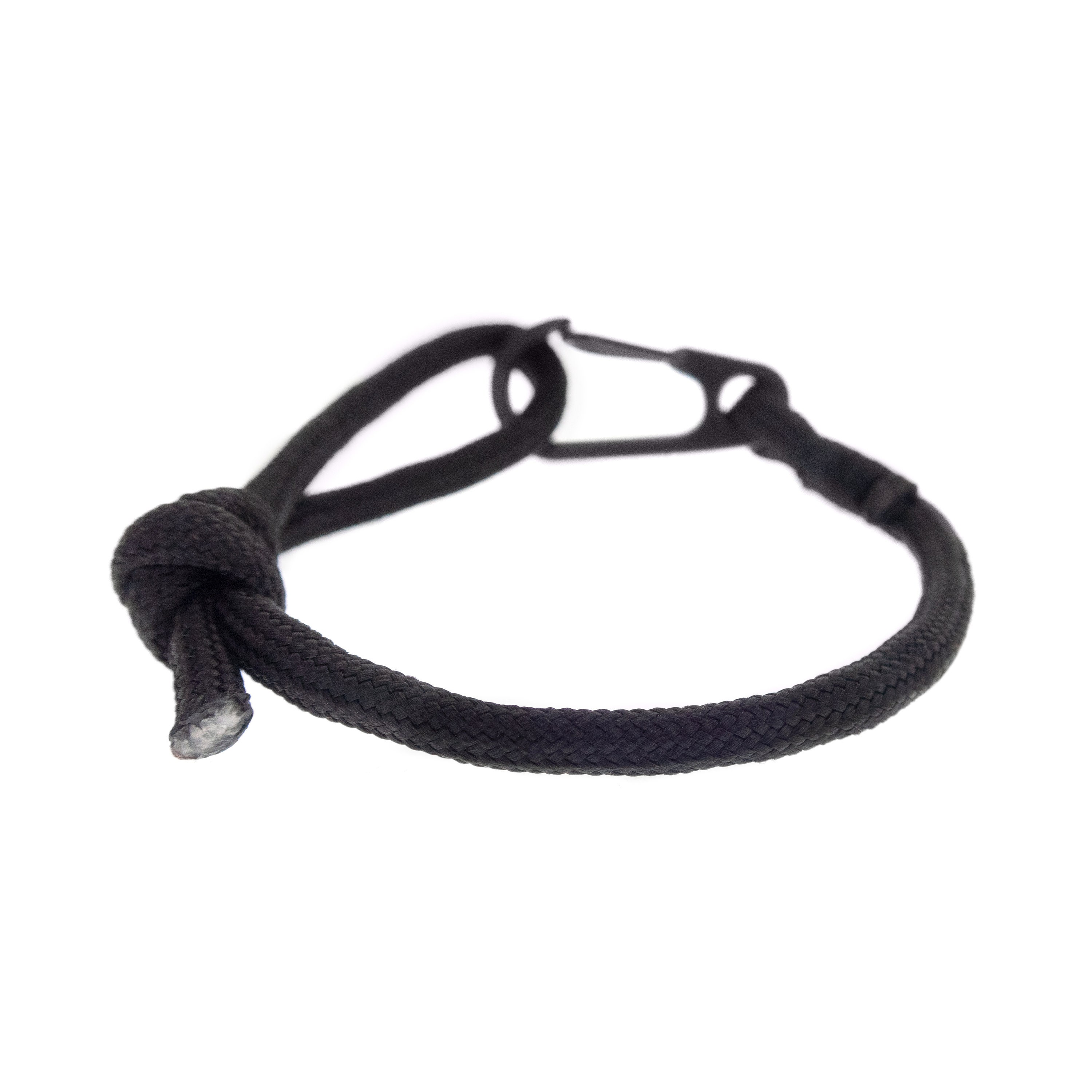 INOX Jewelry Black Paracord Rope with Steel Anchor Clasp Bracelet BR32011 -  Glennpeter Jewelers