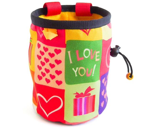 Bouldering Chalk Bag XL, Bouldering Chalk Bucket, Large Bouldering Chalk Bag. Best For Gym, Rock Climbing. Large And Big