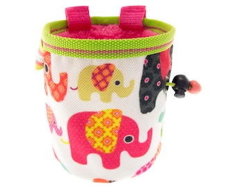 Kids Climber Bag, Rock Climbing Chalk Bag, Best Bouldering Equipment Boulder Bucket. S Size