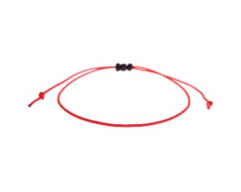 Elastic Bracelet Red Thread. Adjustable String Protection Bracelet. Red Cord Stretch Anklet. Buddhist, Kabbalah Jewelry for Women. Men. 1 mm