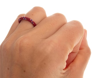 Gifts for Sailor Boyfriend Girlfriend. Rope Ring for Women Men. Navy Jewelry for Sailing Lovers. Marine Ring Nautical & Rock Climbing Gift