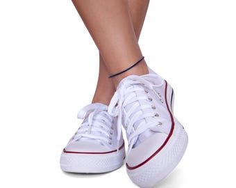 Genuine Leather Anklet Bracelet Minimalist. Cool Anklets for Guys / Women. Ankle Men Bracelets.   Large Long Small Surfer Cord. Simple Cute