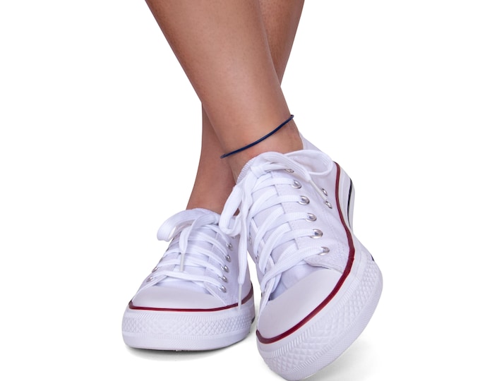 Genuine Leather Anklet Bracelet Minimalist. Cool Anklets for Guys / Women. Ankle Men Bracelets.   Large Long Small Surfer Cord. Simple Cute