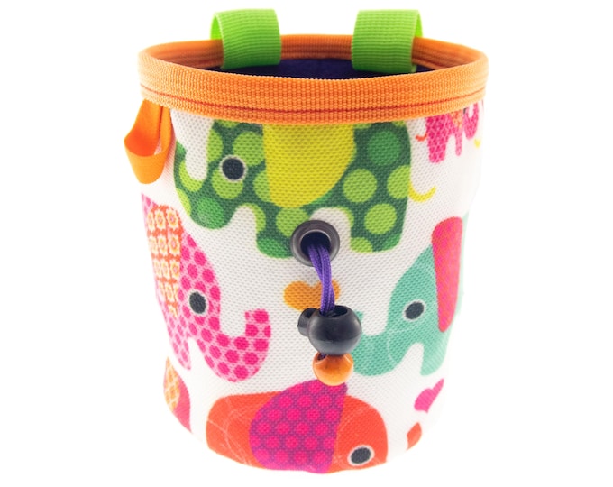 Chalk Pot Climbing, Best Bouldering Chalk Bucket, Rock Climbing Chalk Bag, M Size