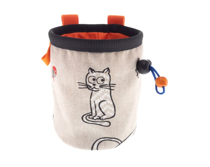 Rock Climbing Children's Chalk Bag for Beginners. Trad Gear for Climb or Indoor Boulder for Child Adventure. S Size
