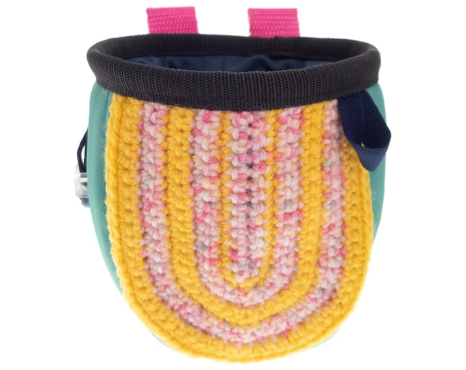 Rock Climbing Equipment Chalk Bag, Basic Rock Climb Indoor Exercise Gear, Essentials Outdoor Equipment, Chalkbag, Size M
