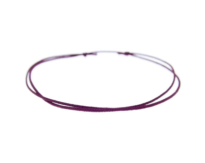 Simple Thin Bracelet Men. 0.8mm