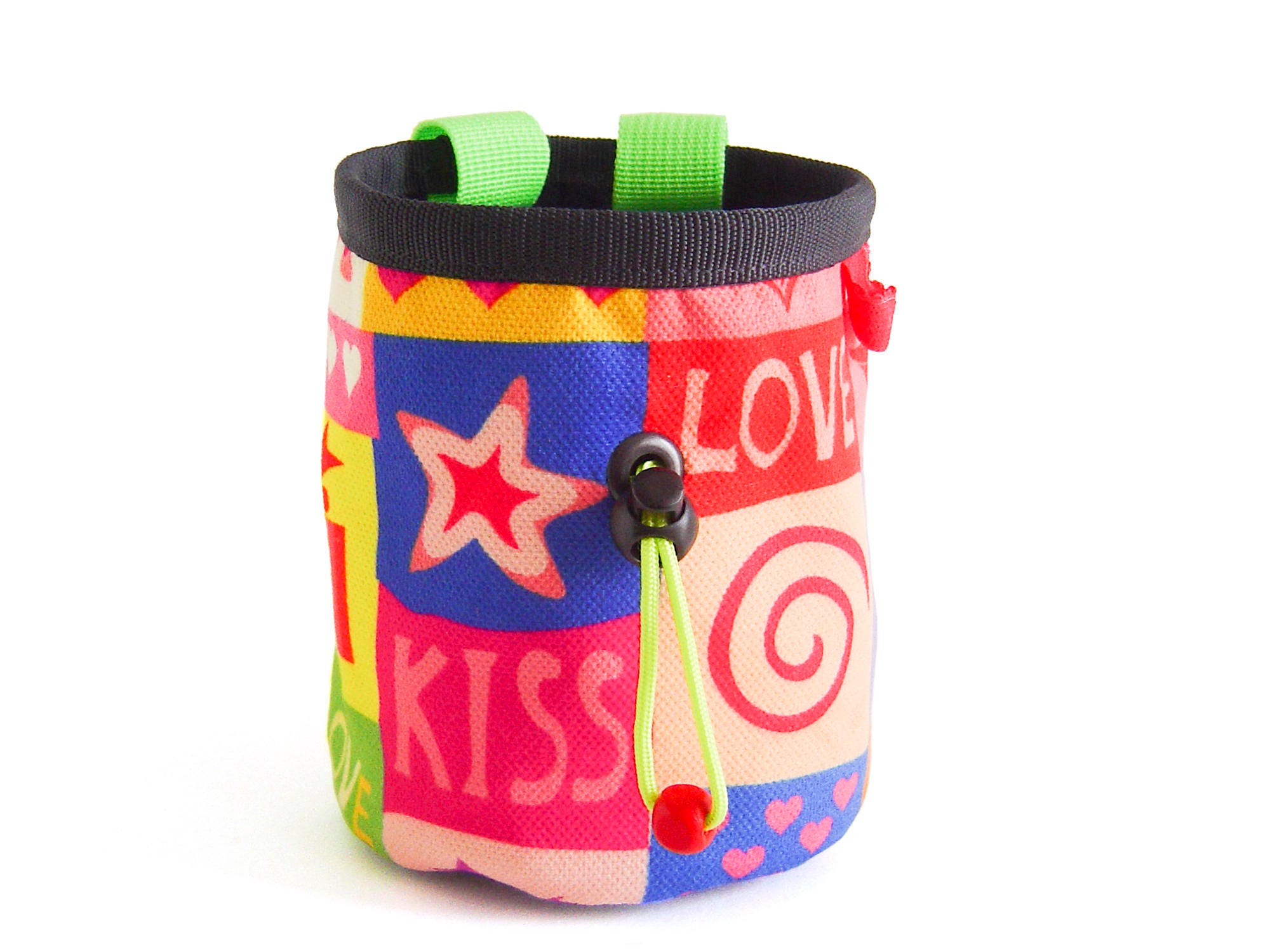 Funky Chalk Bag. Pop Art Chalk Bag Climbing. Chalk Bag for Rock