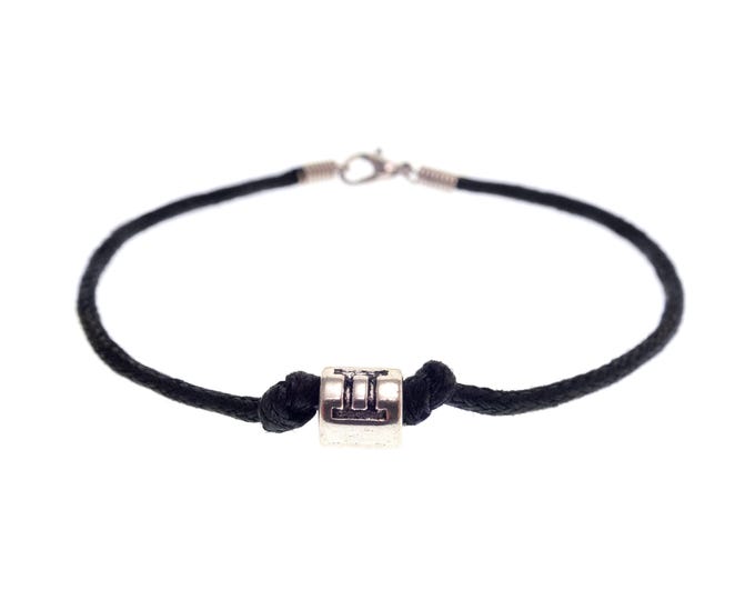 Zodiac Bracelet for Men or Women. Constellation Bracelets. Star Sign Charm Anklet. Leo Aquarius Gemini Scorpio Virgo Aries Bracelet. 3 mm