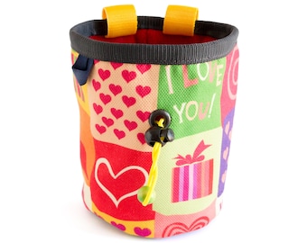 Lightweight Chalk Bag. Climbing Chalk Bag Handmade Climbing Gear, L Size
