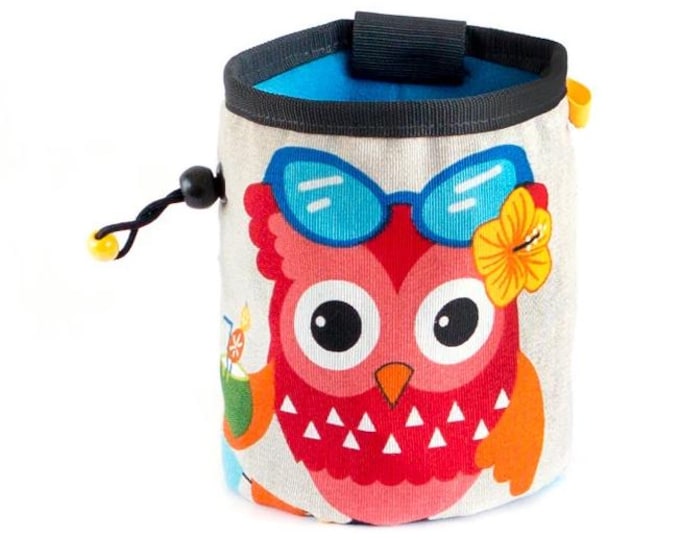 Chalk Pod, Chalk Pot, Chalk Bucket, Talc Chalk Bag, Ultralight Chalk bag - Bouldering, Rock Climbing, Climb, L Size