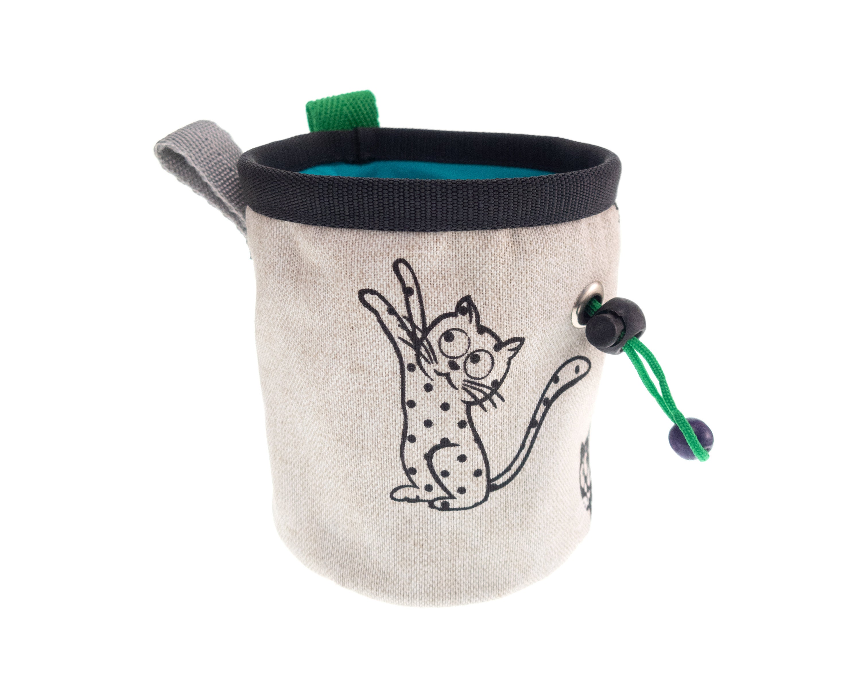 Rock Climb, Climbing Children Chalk Bag for Kids. Cats Chalk bag