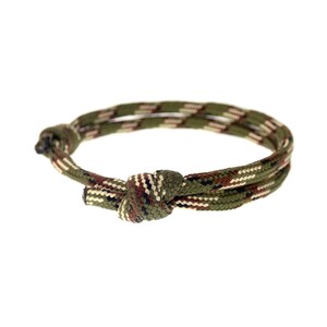 Men's Climbing Rope Bracelet. Double Rock Climbing Bracelet for Guys. Hiking Survival Gift. Men's or Women's Paracord Knot Jewelry. 4 mm image 11