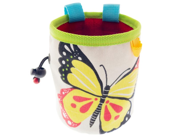 Cool Climbing Chalk Bag, Rock Climbing Bouldering Chalk Pot, Best Eco Friendly Boulder Bucket, M Size