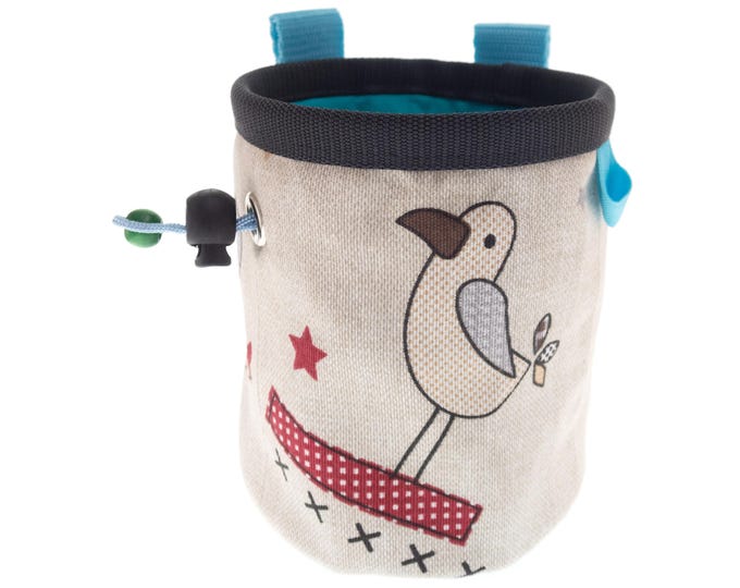 Rock Climbing Kids Chalk Bag Pink, Small Climbing Equipment, Best Unique Chalk Pouch, S Size