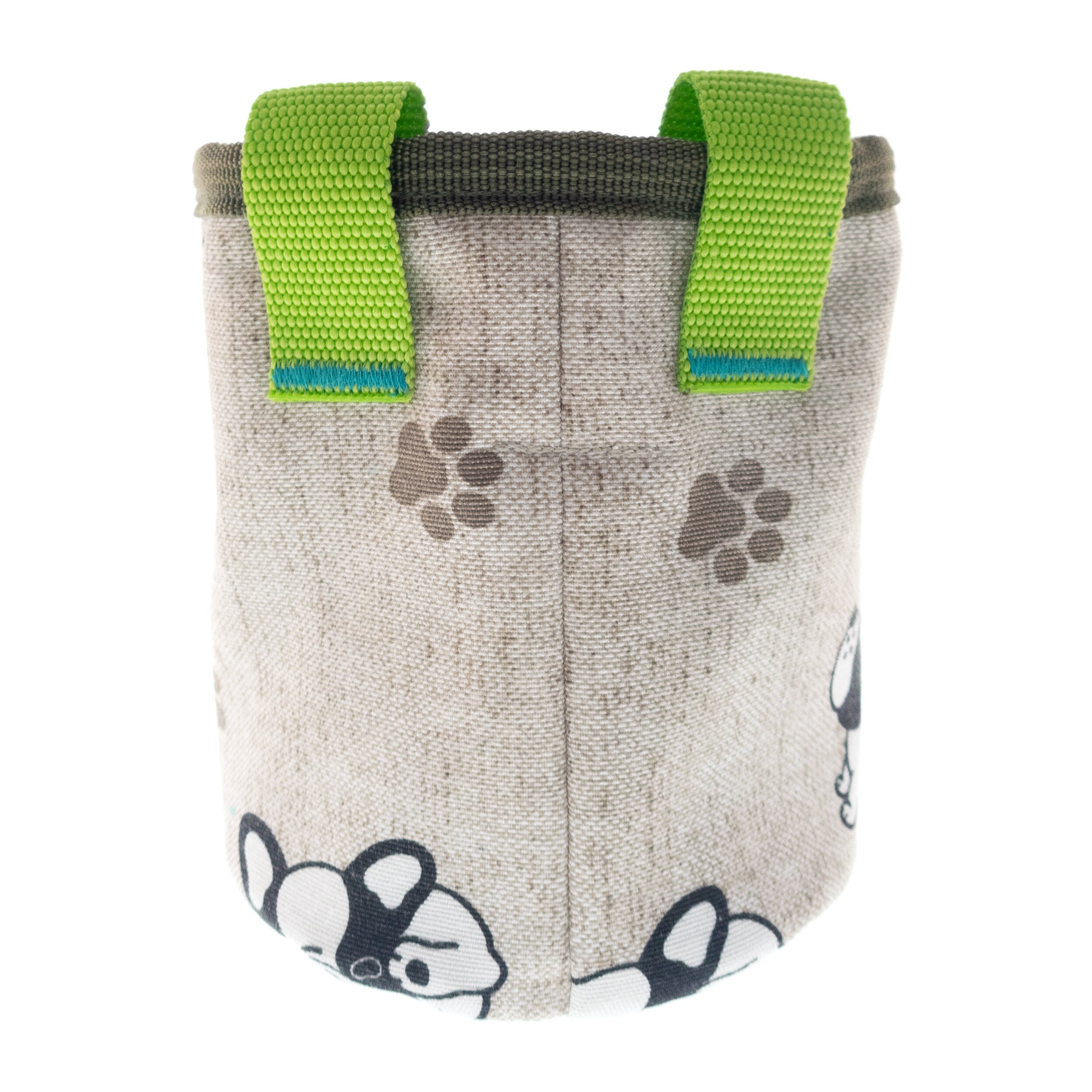 Climb Bag Chalk Bag, Rock Climbing Bouldering Bucket Pouch with Dogs. M