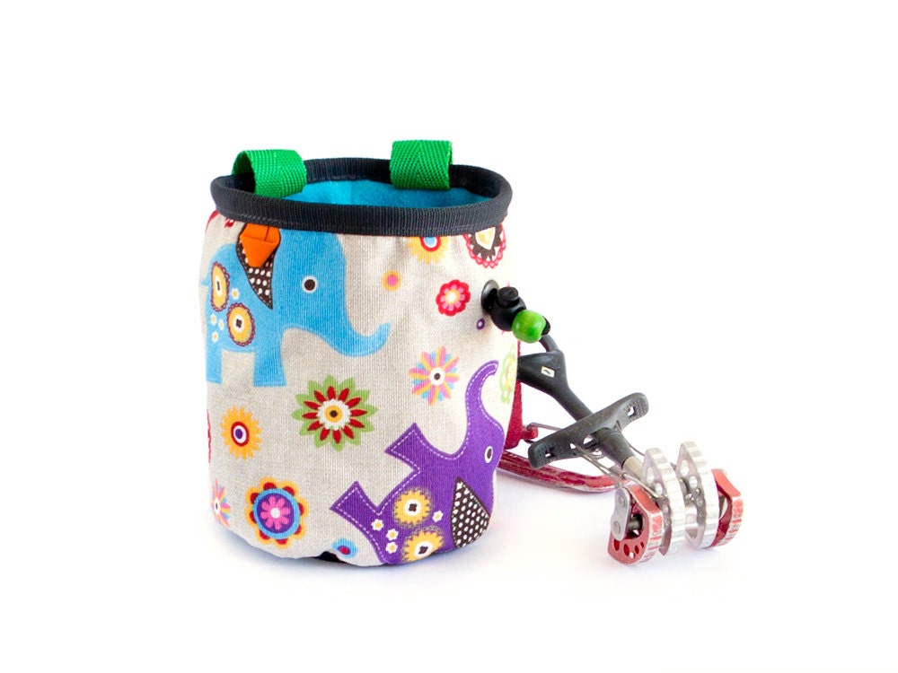 Funny Chalk Bag, Rock Climbing Chalkbag, Unique Gym Gift For Climbers