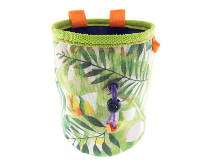 Indoor Rock Climbing Bouldering Chalk Bag, Outdoor Indoor Wall Climb Sport Bouldering Bucket Chalk Pot. XL Size