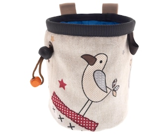Rock Climbing Gear Kids Chalk Bag, Cute Bouldering Equipment Hardware Boys Chalk Bag. S Size
