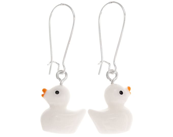 Funny Gifts for Developers. Rubber Duck Earrings Dangle. Programming Rubber Duck Debugging Programmers Gift Idea, Ladies, Daughters Birthday