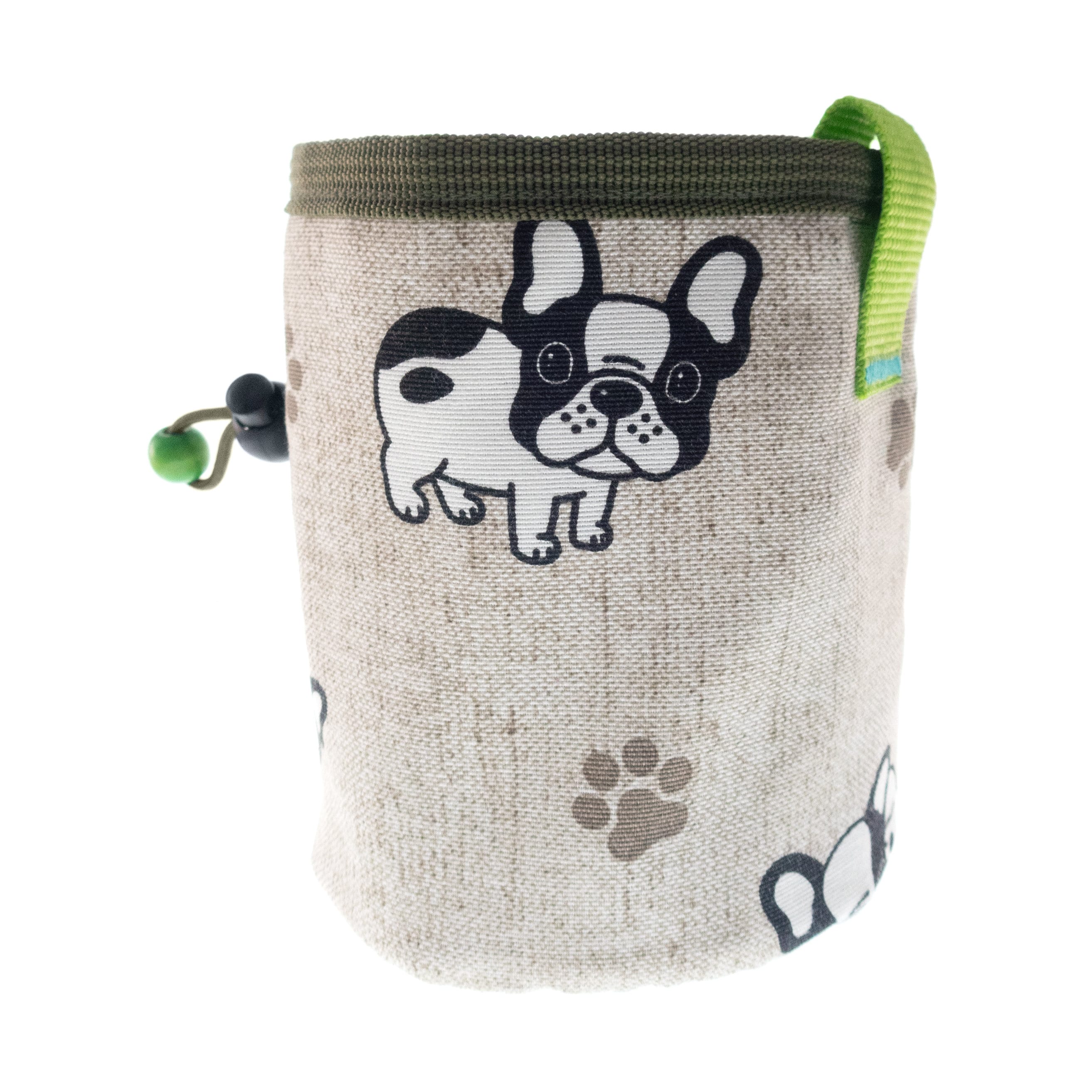 Climb Bag Chalk Bag, Rock Climbing Bouldering Bucket Pouch with Dogs. M