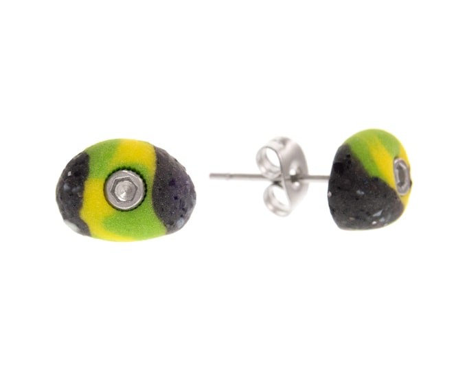 Indoor Climbers Earrings Studs. Rock Climbing Jewelry Holds. Rock Climber Gifts. Mini Blocks Earrings. Climb Accessories, Gear and Equipment