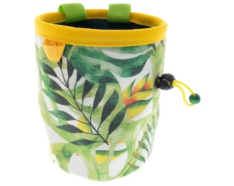 Rock Climbing Bag, Best Big Bouldering Chalk Bucket, Cute Funny Large Chalk Bag. L Size